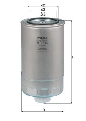 Obrázok Palivový filter MAHLE  KC214