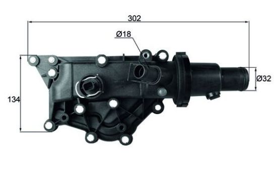 Obrázok Termostat chladenia MAHLE BEHR TH5989
