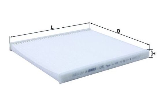 Obrázok Filter vnútorného priestoru MAHLE  LA241