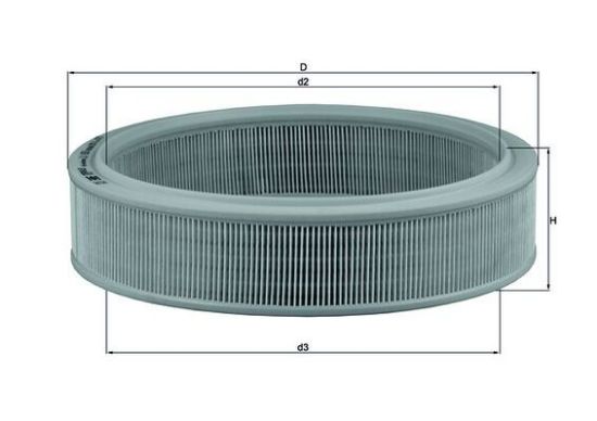 Obrázok Vzduchový filter MAHLE  LX853