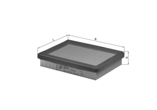 Obrázok Vzduchový filter MAHLE  LX71