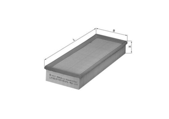 Obrázok Vzduchový filter MAHLE  LX106