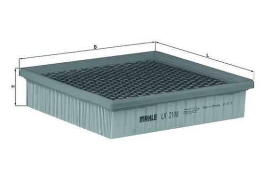 Obrázok Vzduchový filter MAHLE  LX2108