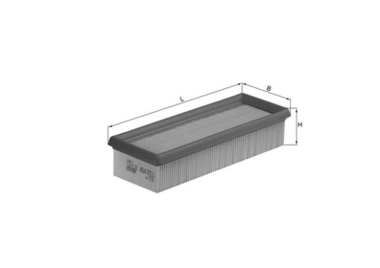 Obrázok Vzduchový filter MAHLE  LX454