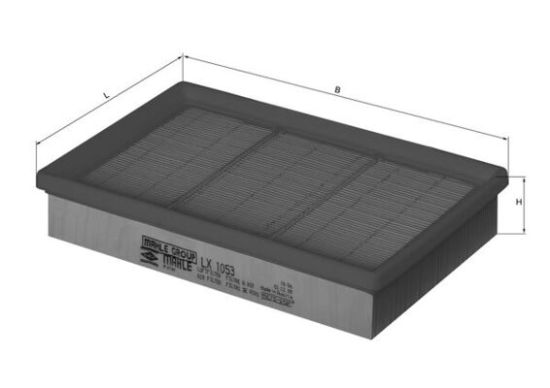 Obrázok Vzduchový filter MAHLE  LX1053