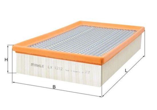 Obrázok Vzduchový filter MAHLE  LX1212
