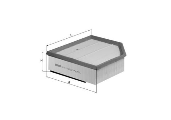 Obrázok Vzduchový filter MAHLE  LX12891