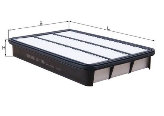 Obrázok Vzduchový filter MAHLE  LX1740