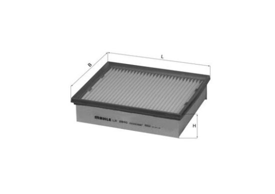 Obrázok Vzduchový filter MAHLE  LX2840