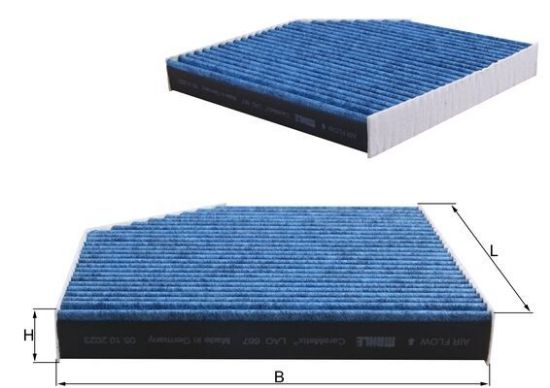 Obrázok Filter vnútorného priestoru MAHLE CareMetix® LAO667
