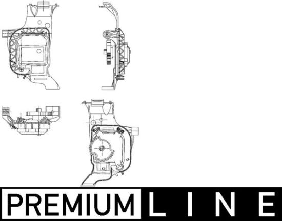Obrázok Nastavovací prvok zmieżavacej klapky MAHLE BEHR *** PREMIUM LINE *** AA17000P