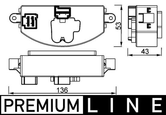 Obrázok Regulator, ventilator vnutorneho priestoru MAHLE BEHR *** PREMIUM LINE *** ABR106000P