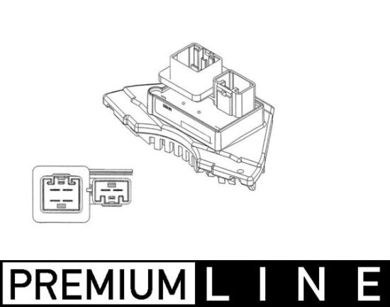 Obrázok Regulator, ventilator vnutorneho priestoru MAHLE BEHR *** PREMIUM LINE *** ABR35000P