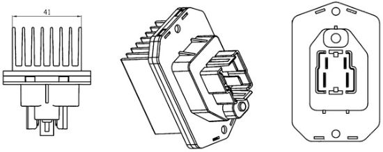 Obrázok Regulator, ventilator vnutorneho priestoru MAHLE BEHR ABR76000S