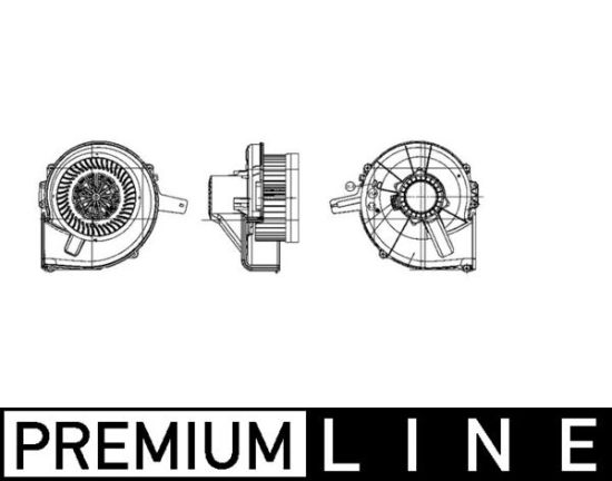 Obrázok Vnútorný ventilátor MAHLE BEHR *** PREMIUM LINE *** AB19000P