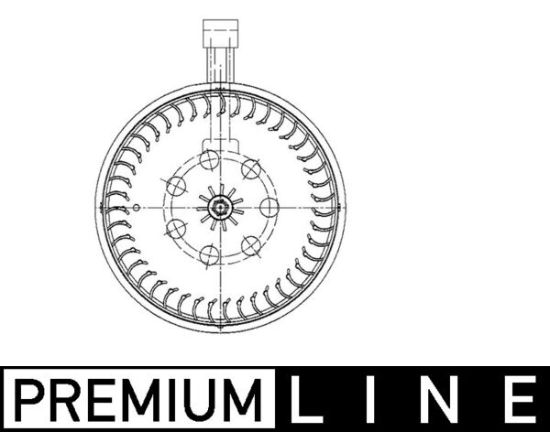 Obrázok Vnútorný ventilátor MAHLE BEHR *** PREMIUM LINE *** AB68000P