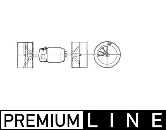 Obrázok Vnútorný ventilátor MAHLE BEHR *** PREMIUM LINE *** AB76000P