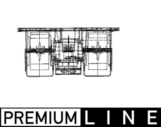 Obrázok Vnútorný ventilátor MAHLE BEHR *** PREMIUM LINE *** AB78000P
