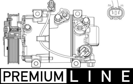 Obrázok Kompresor klimatizácie MAHLE BEHR *** PREMIUM LINE *** ACP628000P