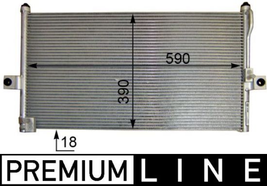 Obrázok Kondenzátor klimatizácie MAHLE BEHR *** PREMIUM LINE *** AC422000P
