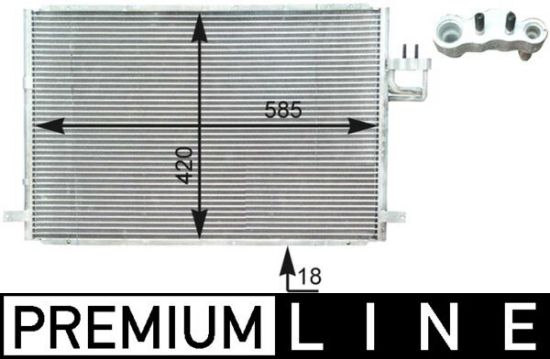 Obrázok Kondenzátor klimatizácie MAHLE BEHR *** PREMIUM LINE *** AC426000P