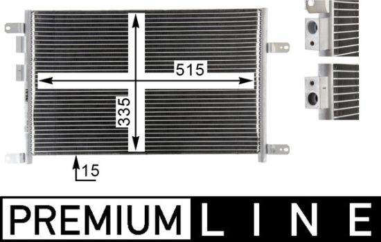 Obrázok Kondenzátor klimatizácie MAHLE BEHR *** PREMIUM LINE *** AC834000P