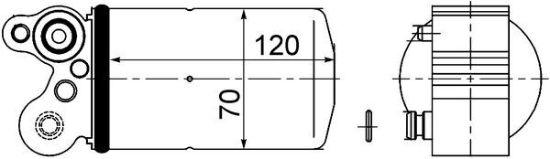 Obrázok vysúżač klimatizácie MAHLE BEHR AD101000S