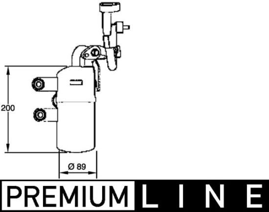 Obrázok vysúżač klimatizácie MAHLE BEHR *** PREMIUM LINE *** AD281000P