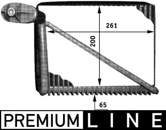 Obrázok Výparník klimatizácie MAHLE BEHR *** PREMIUM LINE *** AE48000P