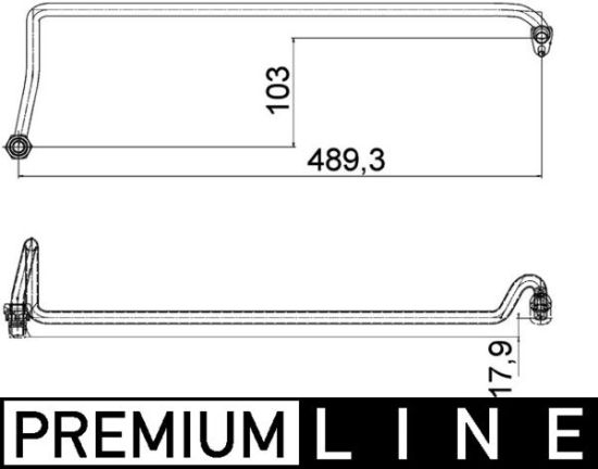 Obrázok Olejová hadica MAHLE BEHR *** PREMIUM LINE *** AHX5000P