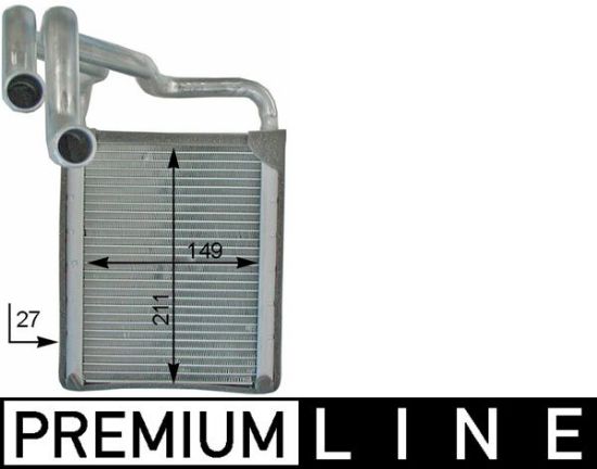 Obrázok Výmenník tepla vnútorného kúrenia MAHLE BEHR *** PREMIUM LINE *** AH203000P