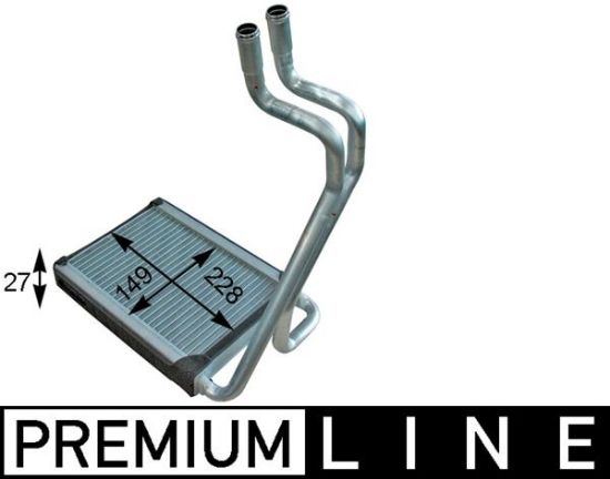 Obrázok Výmenník tepla vnútorného kúrenia MAHLE BEHR *** PREMIUM LINE *** AH204000P