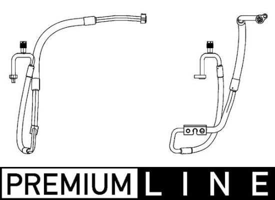 Obrázok Vysoko/nízkotlakové vedenie klimatizácie MAHLE BEHR *** PREMIUM LINE *** AP114000P