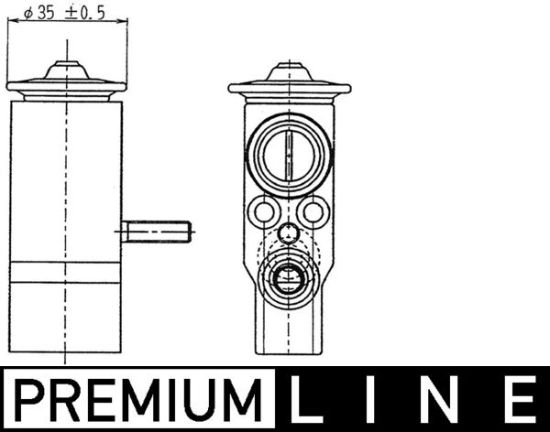 Obrázok Expanzný ventil klimatizácie MAHLE BEHR *** PREMIUM LINE *** AVE89000P