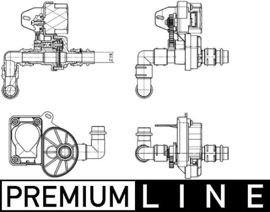Obrázok Magnetický ventil, klaňimatizácia MAHLE BEHR *** PREMIUM LINE *** AVS4000P