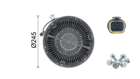 Obrázok Spojka ventilátora chladenia MAHLE BEHR *** PREMIUM LINE *** CFC125000P