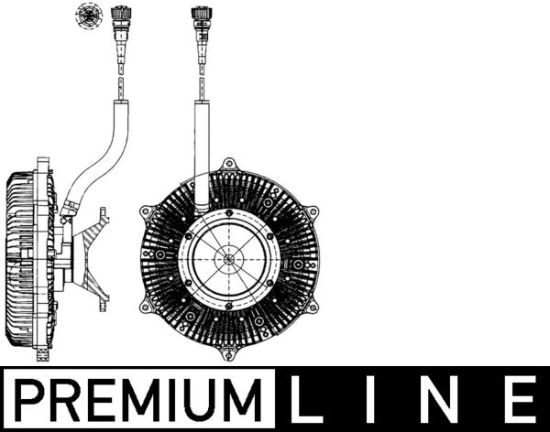 Obrázok Spojka ventilátora chladenia MAHLE BEHR *** PREMIUM LINE *** CFC216000P