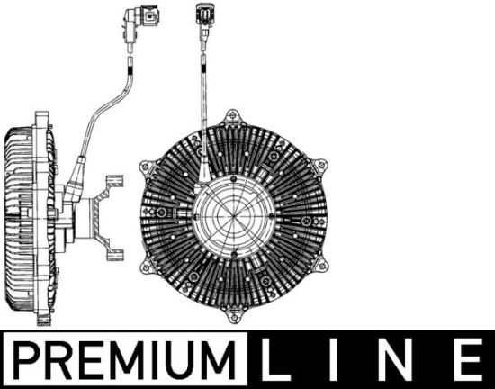 Obrázok Spojka ventilátora chladenia MAHLE BEHR *** PREMIUM LINE *** CFC219000P