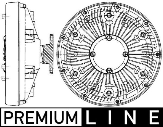 Obrázok Spojka ventilátora chladenia MAHLE BEHR *** PREMIUM LINE *** CFC222000P