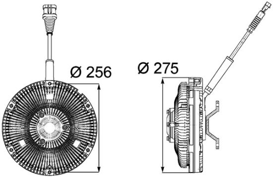 Obrázok Spojka ventilátora chladenia MAHLE BEHR *** PREMIUM LINE *** CFC85000P