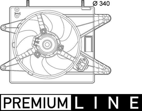 Obrázok Ventilátor chladenia motora MAHLE BEHR *** PREMIUM LINE *** CFF139000P