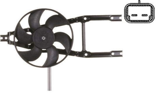 Obrázok Ventilátor chladenia motora MAHLE BEHR CFF321000S
