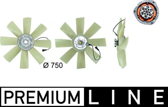 Obrázok Ventilátor chladenia motora MAHLE BEHR *** PREMIUM LINE *** CFF441000P