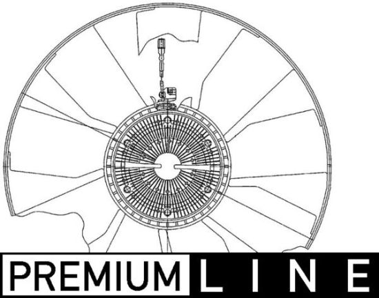 Obrázok Ventilátor chladenia motora MAHLE BEHR *** PREMIUM LINE *** CFF488000P