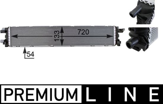 Obrázok Nízkoteplotný chladič, chladič turbodúchadla MAHLE BEHR *** PREMIUM LINE *** CIR13000P