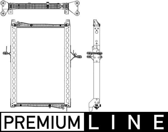 Obrázok Nízkoteplotný chladič, chladič turbodúchadla MAHLE BEHR *** PREMIUM LINE *** CIR19000P