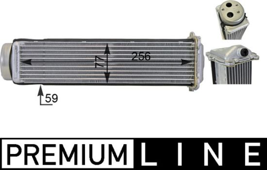 Obrázok Chladič plniaceho vzduchu MAHLE BEHR *** PREMIUM LINE *** CI28000P