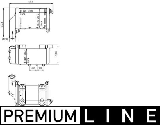 Obrázok Chladič oleja, Retarder MAHLE BEHR *** PREMIUM LINE *** CLC141000P
