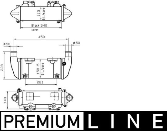 Obrázok Chladič oleja, Retarder MAHLE BEHR *** PREMIUM LINE *** CLC142000P