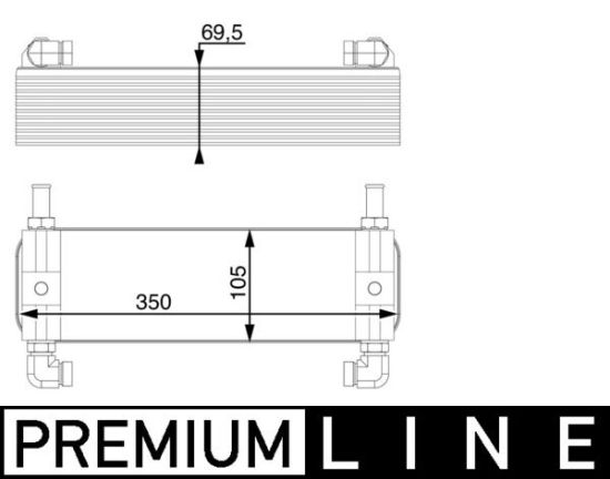 Obrázok Chladič oleja automatickej prevodovky MAHLE BEHR *** PREMIUM LINE *** CLC15000P